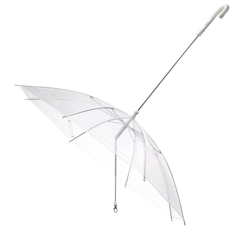 2026 New Pet Umbrella Leash Rainproof Snowproof Dog Umbrella Leash for Small Dogs Adjustable Doggy Umbrella