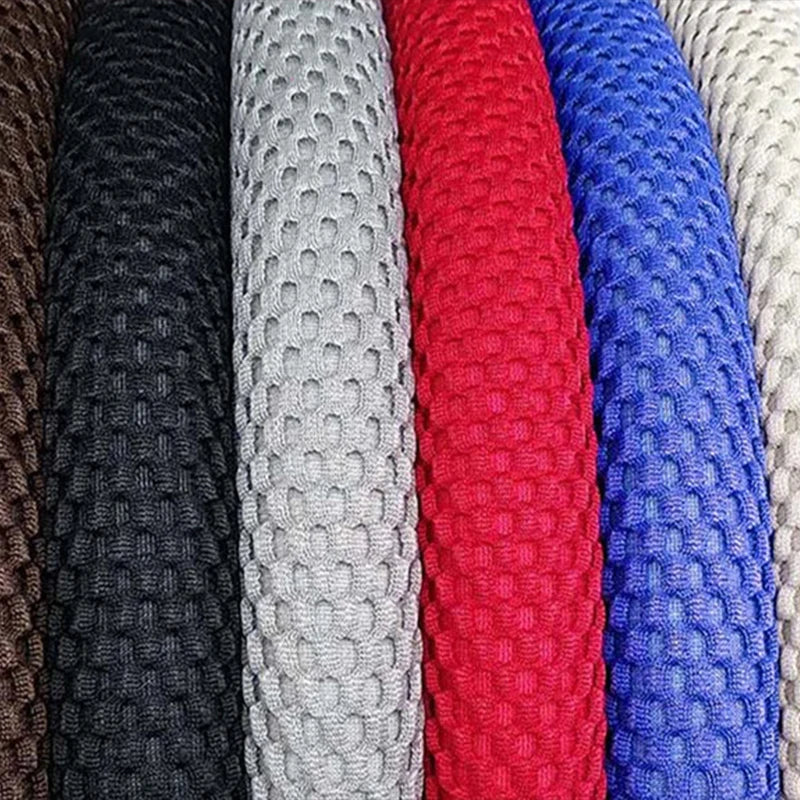 Car Steering Wheel Cover 3D Large Mesh Breathable With No Inner Ring Elastic Handle Cover For 37-38.5 CM Braid On Steering-Wheel