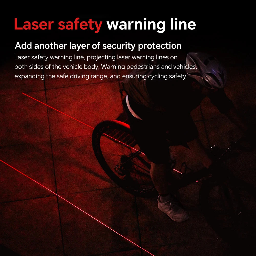 RAVEMEN Bike Turn Signals. Rear Light Bicycle. Wireless Taillight Horn .NT101 Anti-Theft Vibration Alarm. Auto On-Off Brake Sensor.