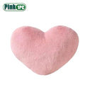 Pink Heart Shaped Pillow 30x40cm Romantic Soft Plush Decorative Cushion Throw Pillow for Sofa Bed Living Room Bedroom Home Decor